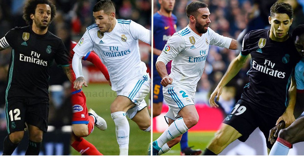 Laterales del Real Madrid