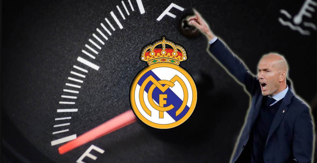 Zidane reconoce que el Madrid no está en su mejor momento físico