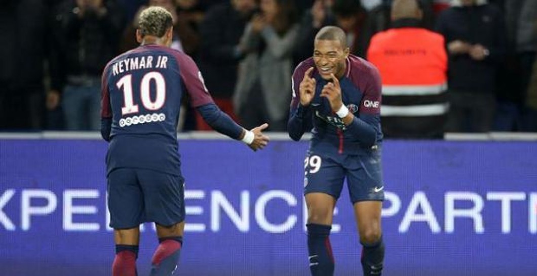 Neymar y Mbappé