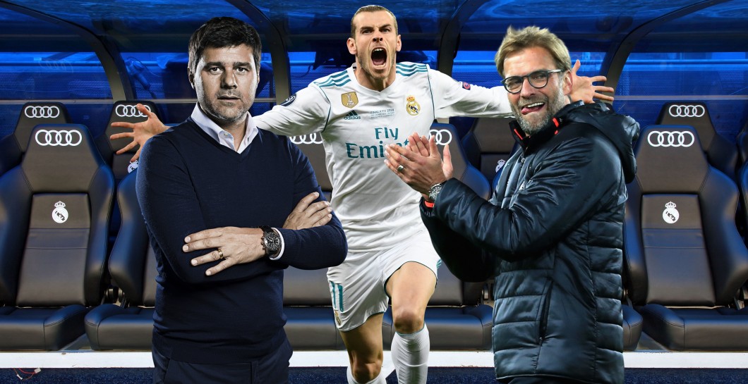 Bale, entrenadores, banquillo