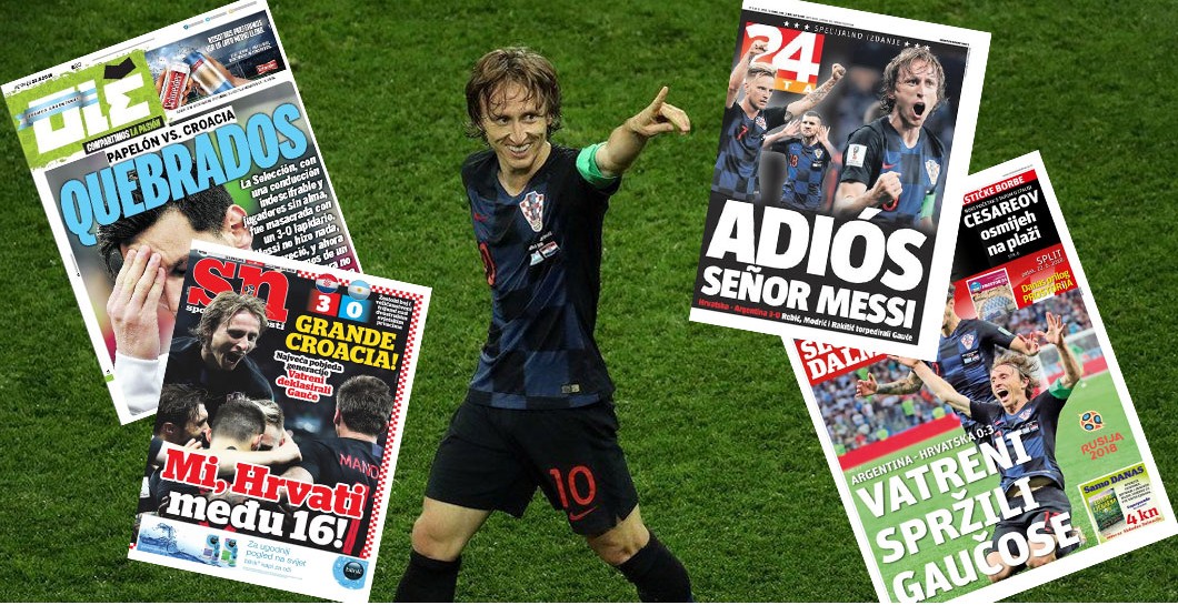 Luka Modric y portadas de la prensa internacional