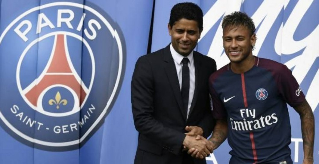 Neymar y Al-Khelaïfi