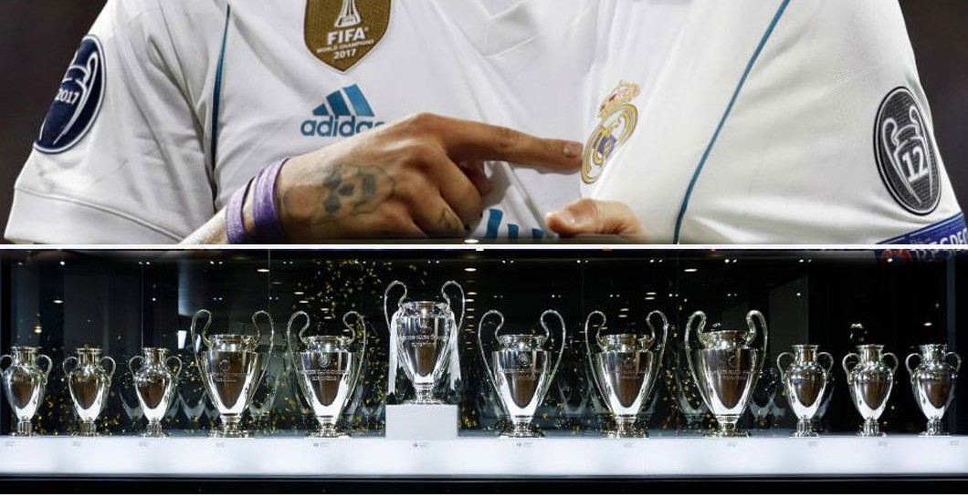 Real Madrid, escudo y 12 Champions