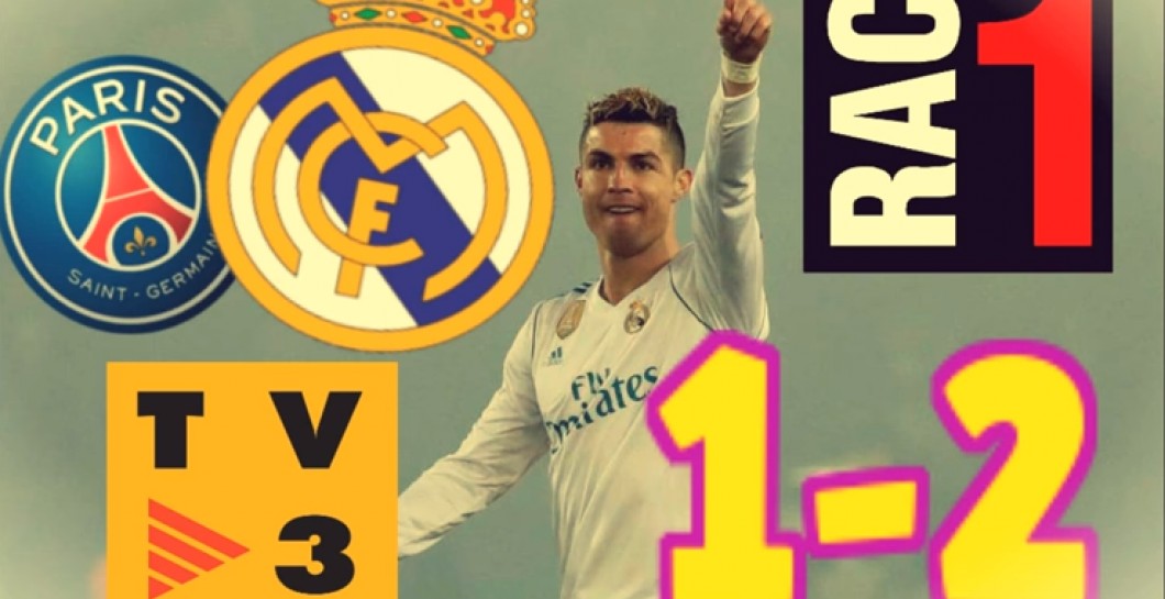RAC-1 y TV3 en el PSG-Real Madrid