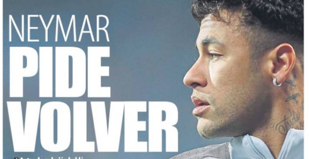 Neymar, portada Mundo Deportivo