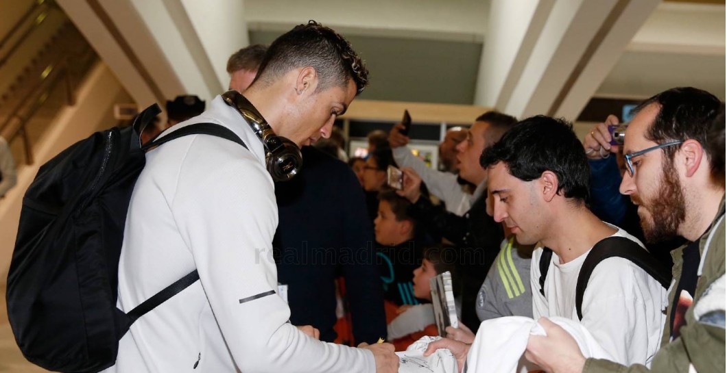 Cristiano Ronaldo, autógrafos, Bilbao