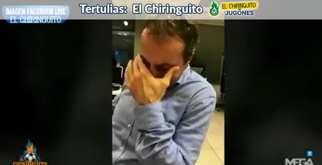 Las lágrimas de Cristóbal Soria tras la clasificación sevillista
