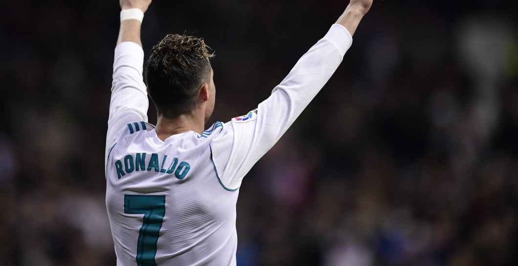 Cristiano Ronaldo, celebración, gol, Girona