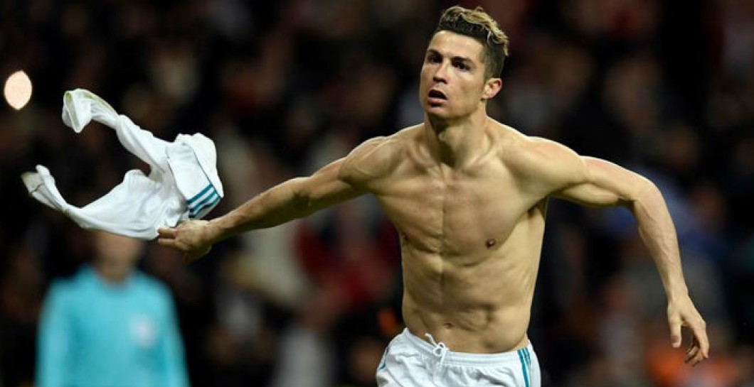 Cristiano Ronaldo celebrando gol a la Juventus