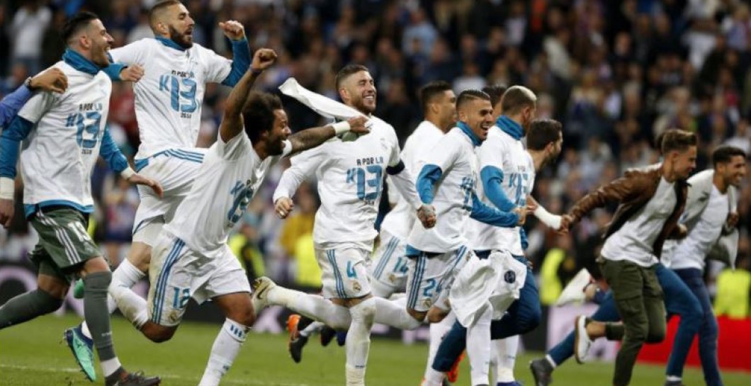 Celebración, Real Madrid, pase a la final