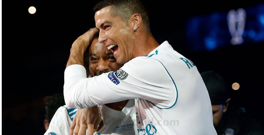 Cristiano Ronaldo, Marcelo, fiesta Bernabéu