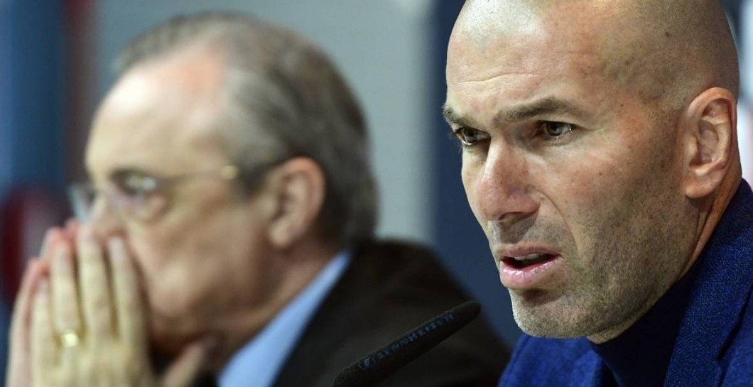 Zidane, Florentino, Rueda de prensa, salida del Real Madrid