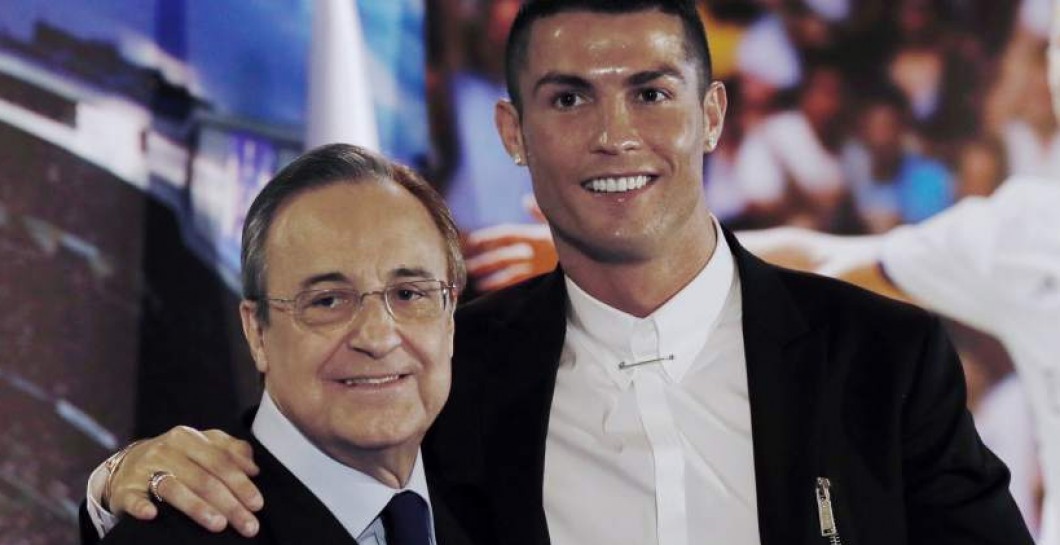Florentino y Cristiano Ronaldo 