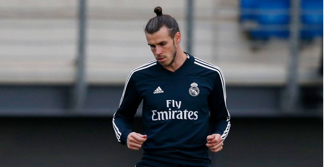 Bale entrenando 