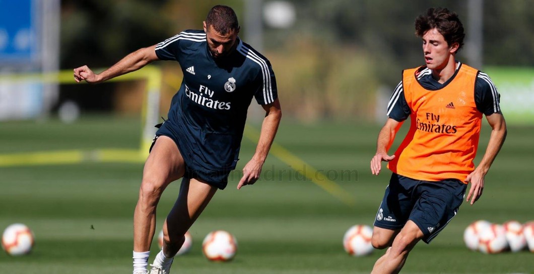 Karim Benzema, entrenamiento, Real Madrid