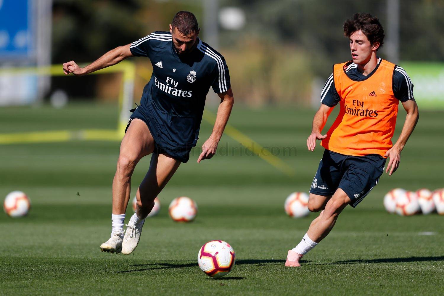 Karim Benzema, entrenamiento, Real Madrid