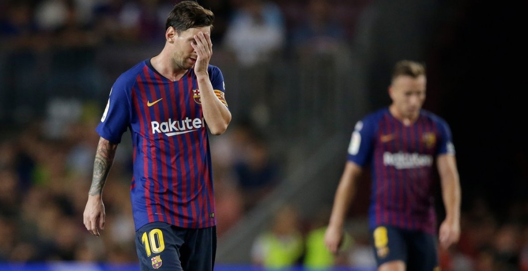 Messi, desesperado 