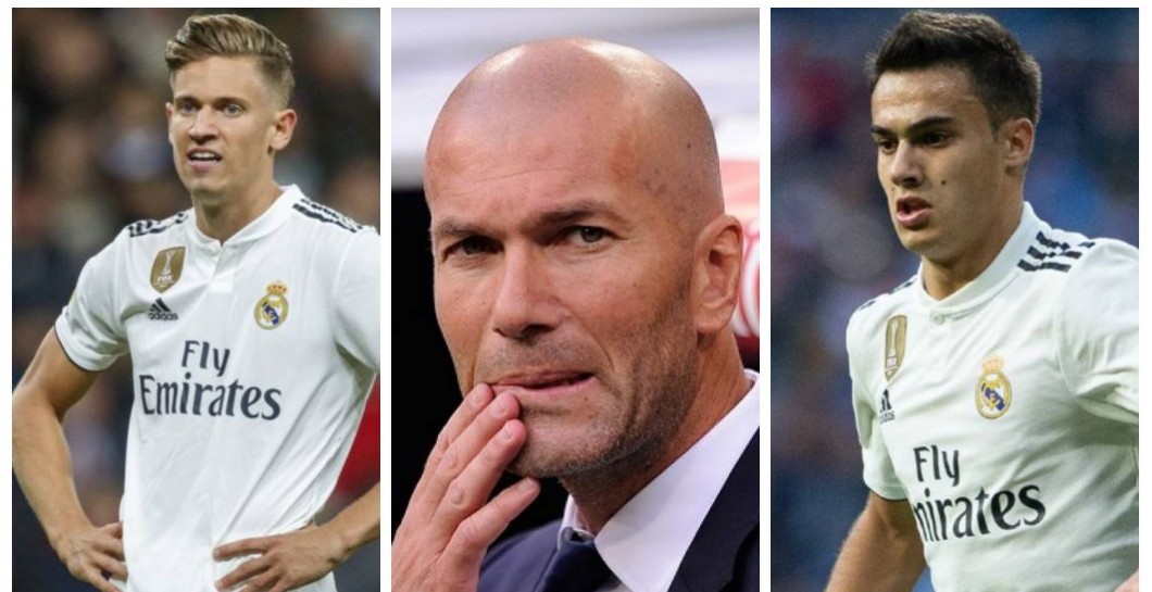 Llorente, Zidane y Reguilón