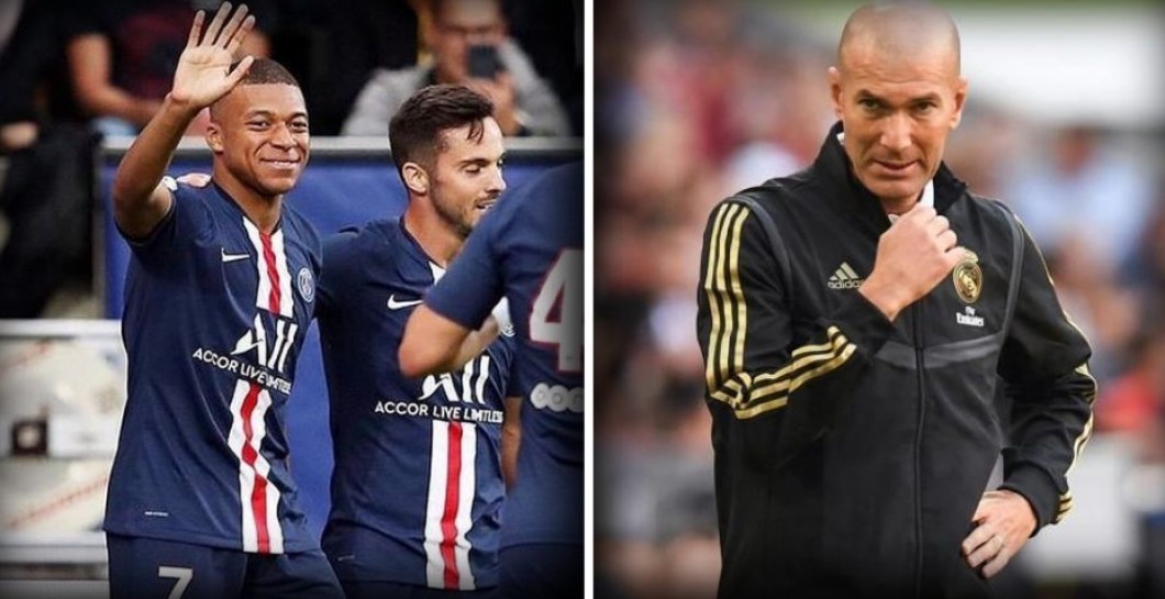 Mbappé y Zidane 