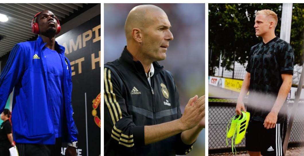 Pogba, Zidane y Van de Beek