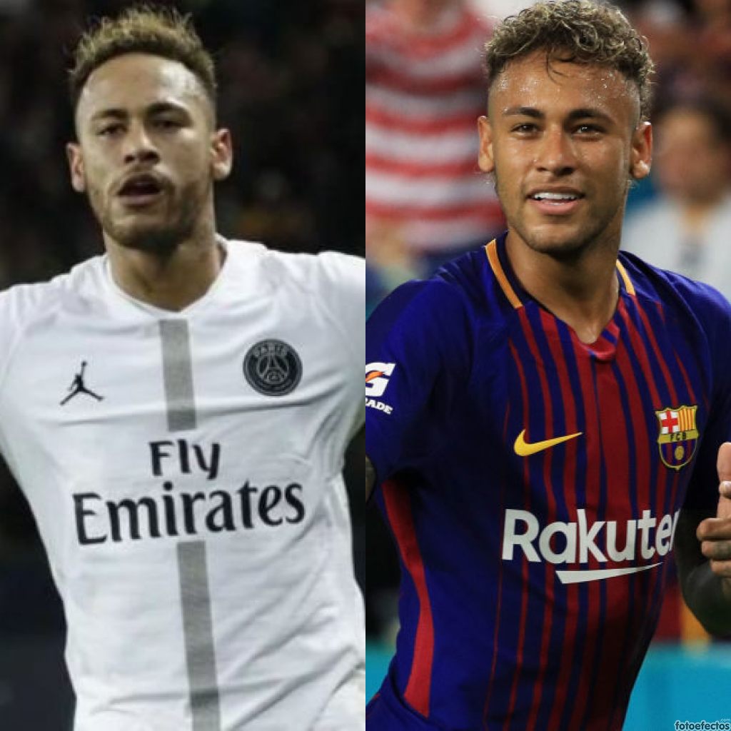 Neymar en el PSG y en el Barcelona