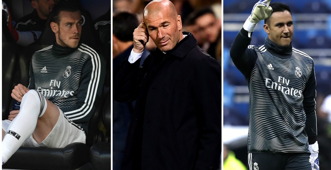 Zidane, Keylor y Bale 