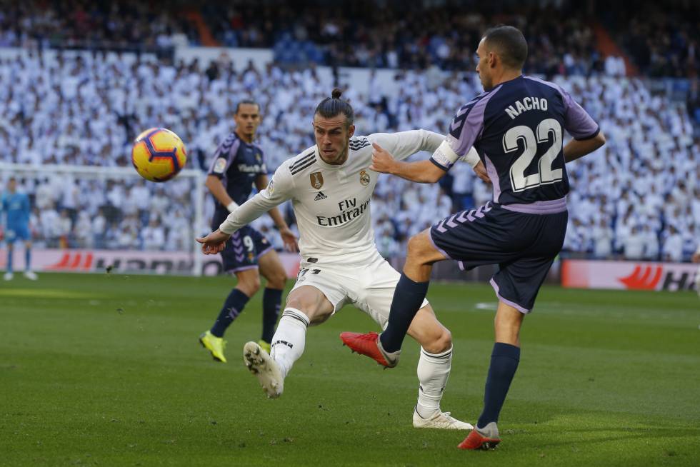 Bale contra el Valladolid  