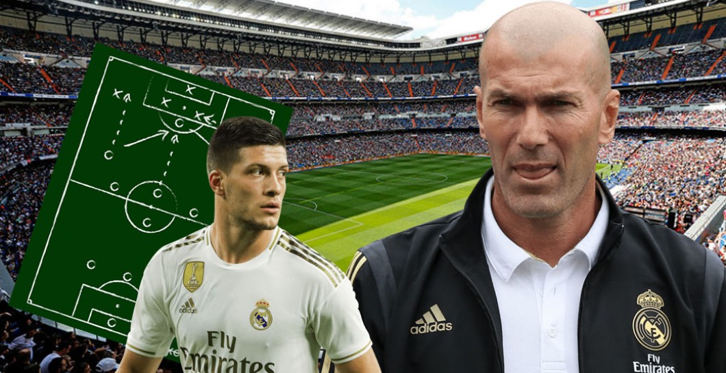 Zidane, esquema y Jovic