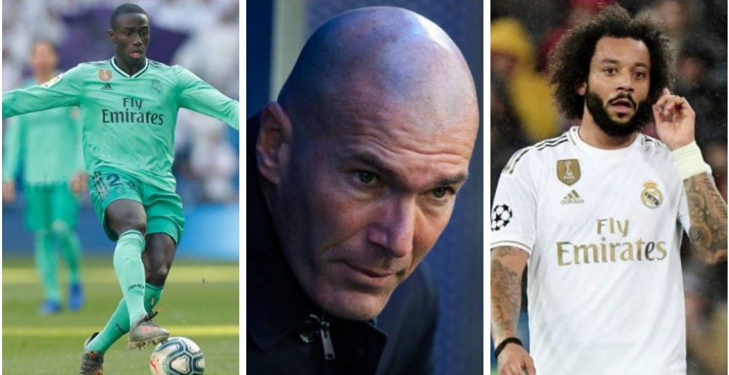 Mendy, Zidane y Marcelo