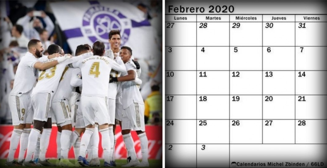 Real Madrid - febrero de 2020