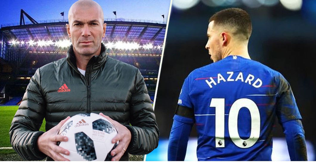 Hazard con Zidane
