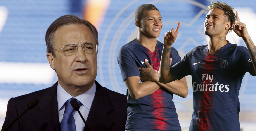 Florentino, Mbappé y Neymar
