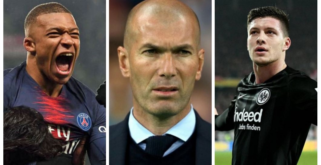 Mbappé, Zidane y Jovic