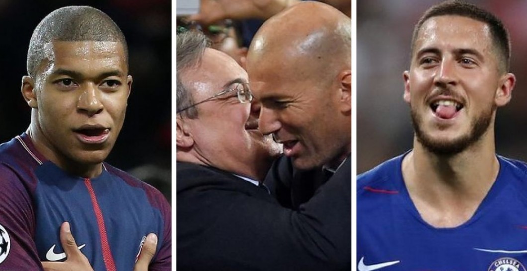 Mbappé, Florentino, Zidane, Hazard