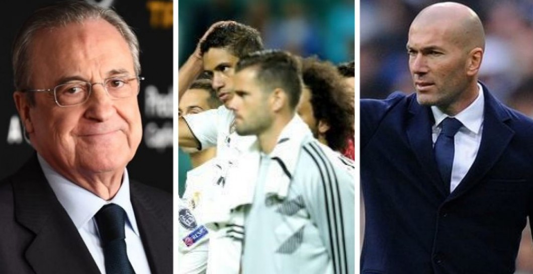 Florentino, jugadores y Zidane