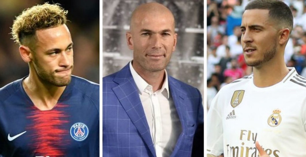 Neymar, Zidane y Hazard