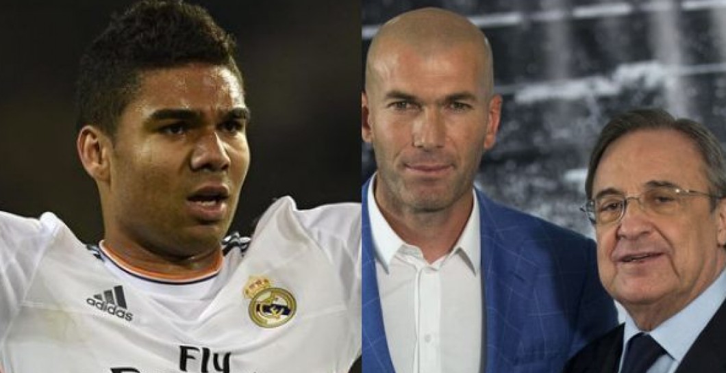 Casemiro, Zidane y Florentino