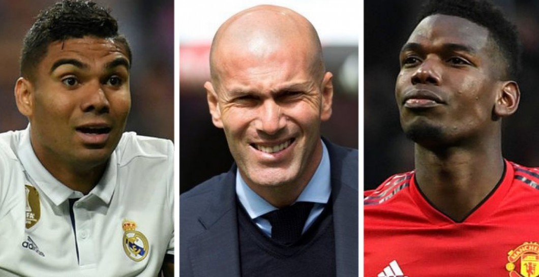 Casemiro, Zidane y Pogba