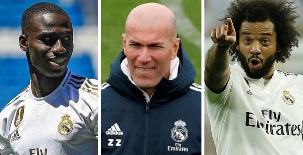 Mendy, Zidane y Marcelo 