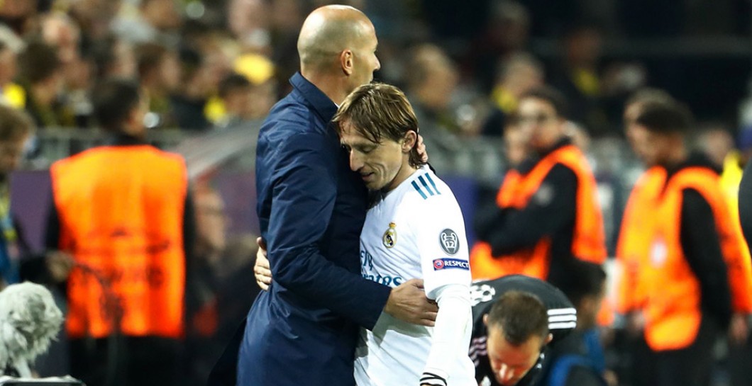 Zidane y Modric  