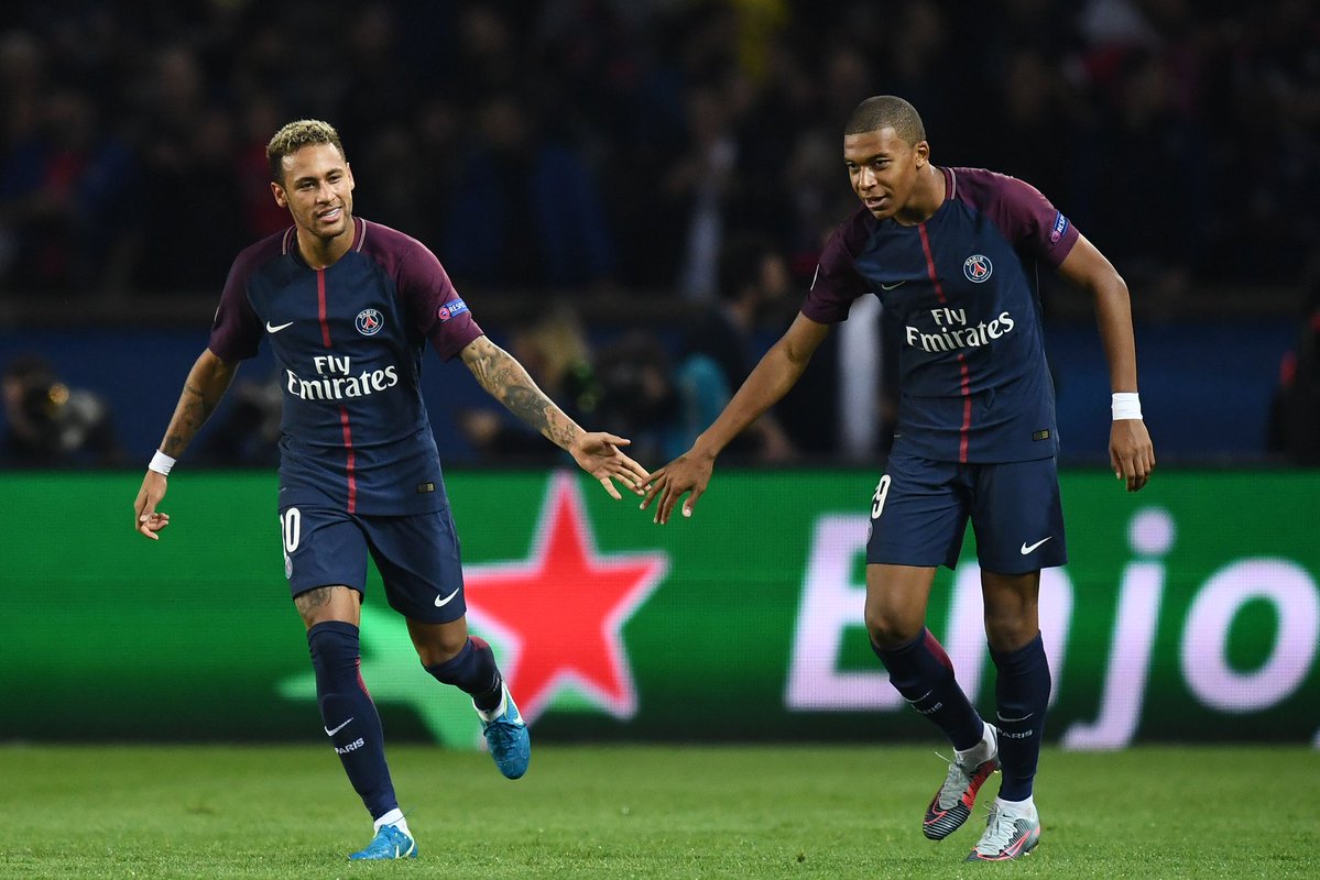 Neymar y Mbappé