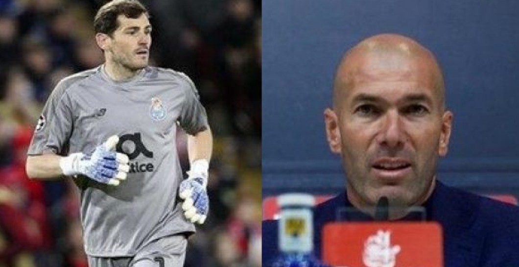 Casillas y Zidane