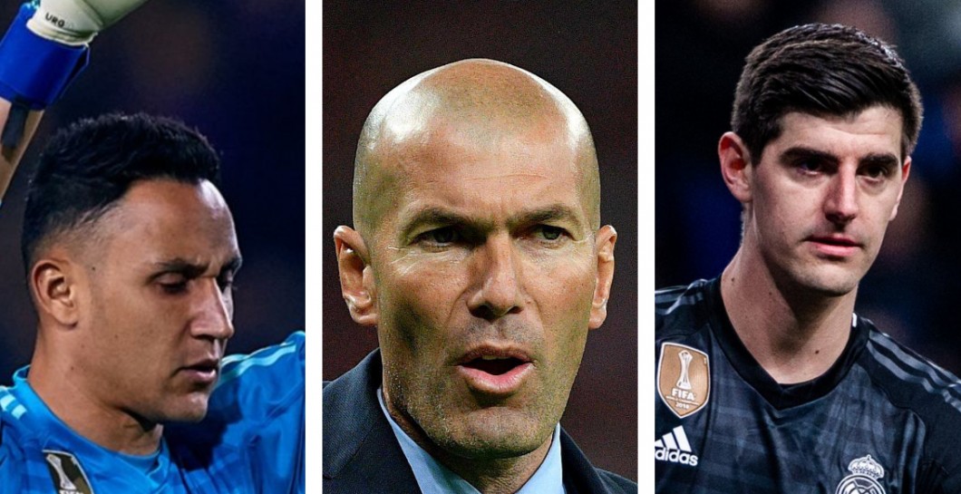 Keylor, Zidane y Courtois