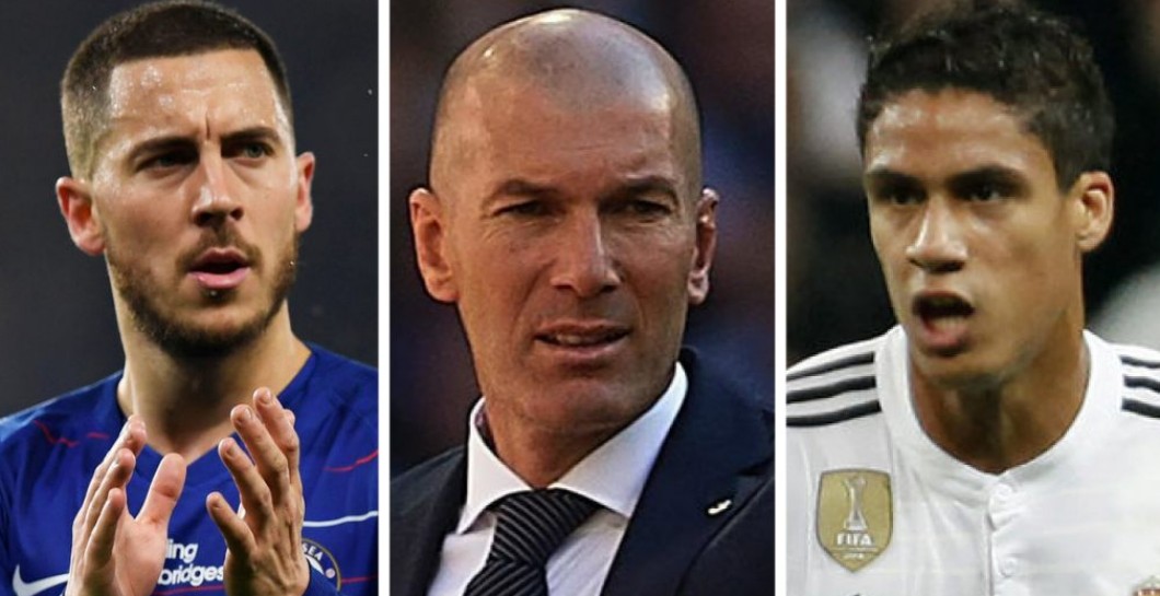 Hazard, Zidane y Varane