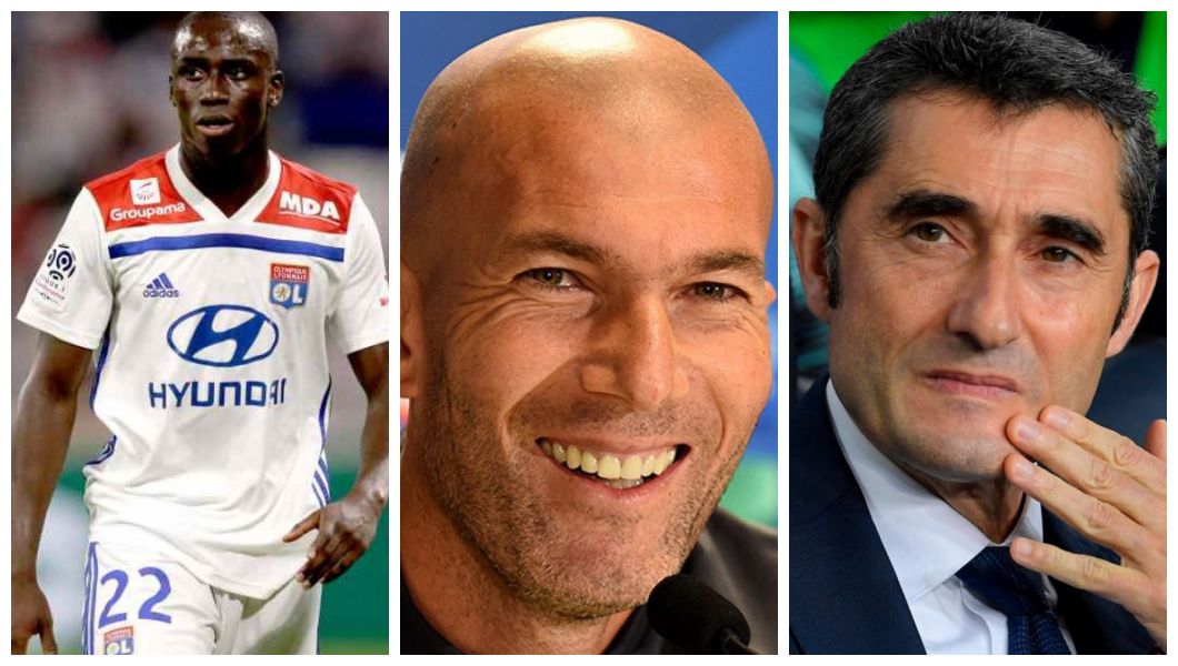 Mendy, Zidane y Valverde