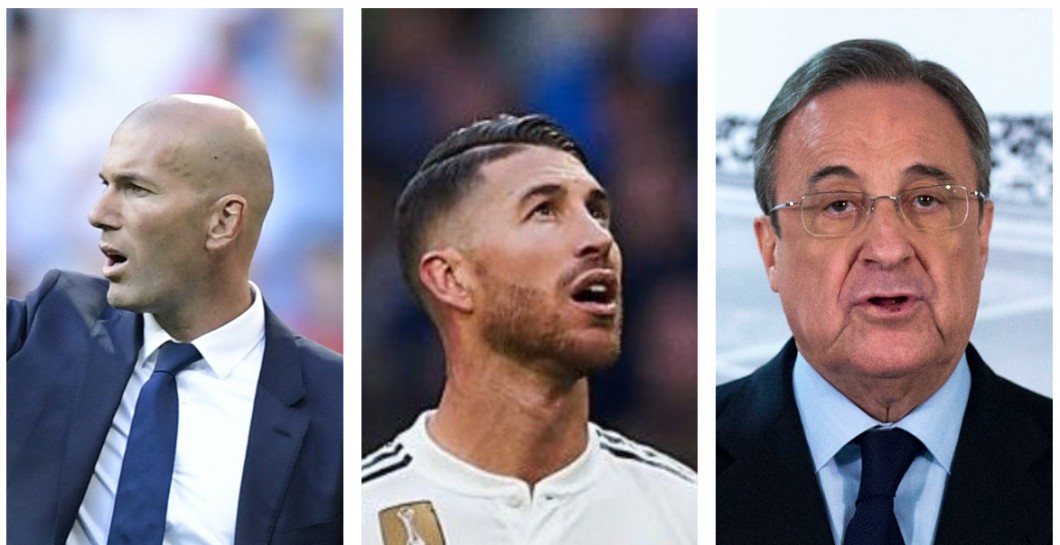 Zidane, Ramos y Florentino
