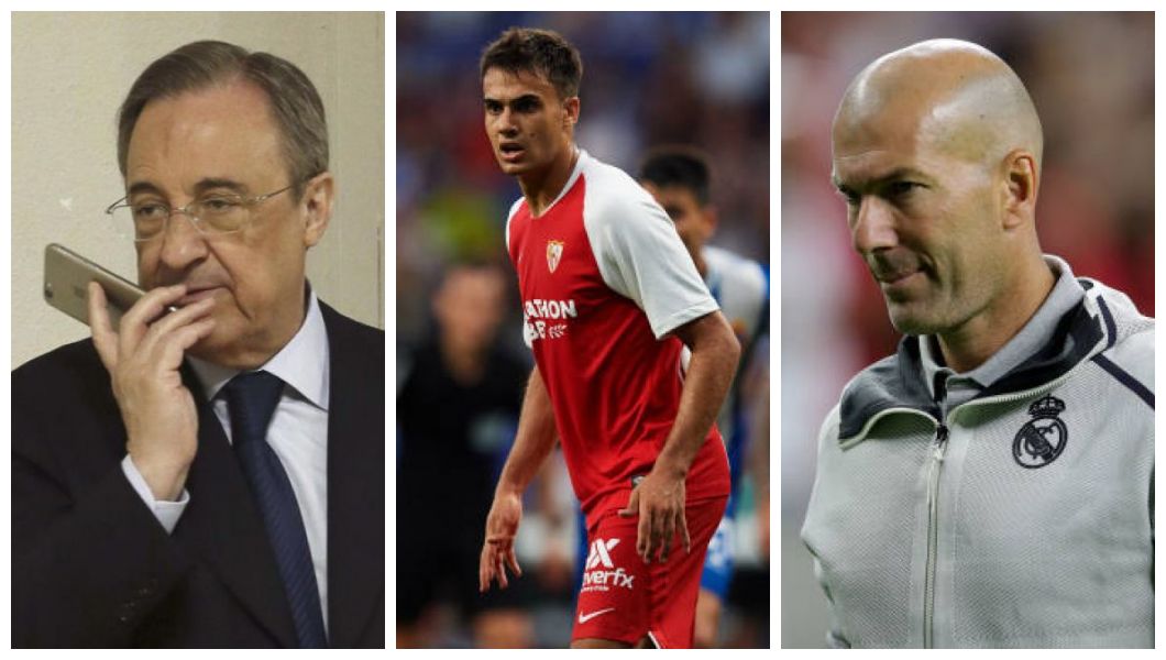 Florentino, Reguilón y Zidane