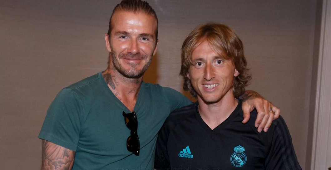 Beckham y Modric