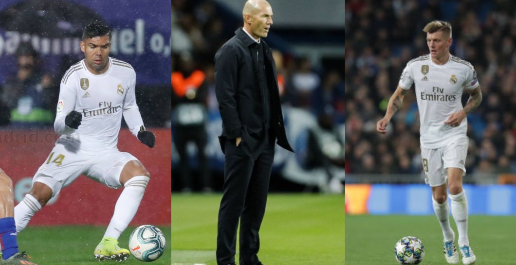 Zidane, Kroos y Casemiro