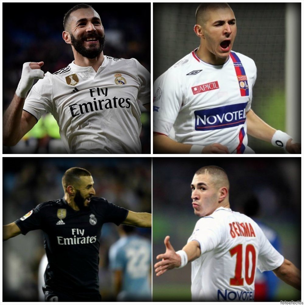 Benzema Madrid y Lyon